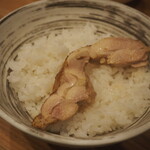 日本橋 さか一 - 大山鶏 オンザライス