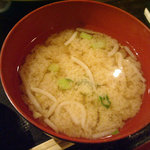 大八 - 「焼魚定食」味噌汁