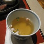 洋食 浅草軒 - あまり身の無いスープ