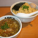 ラーメン ABE's - つけ麺（大盛）＋煮玉子