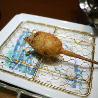 北新地　串かつ凡 - 丹波黒豆枝豆のクリームコロッケ