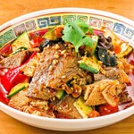 Beef with traditional Sichuan sauce