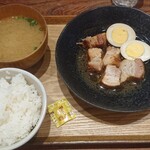 Tsutsujiya - 豚の角煮定食