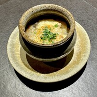 十皿 - 茸とトリッパのスープグラタン