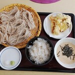 Togakushi Soba Yamazato - 麦とろご飯ざるそばセット
