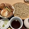 武柳庵 - 炙り豚丼と冷蕎麦の温玉セット