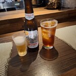 Sushidokoro Souichirou - ノンアルコールビール一本目、ウーロン茶一杯目