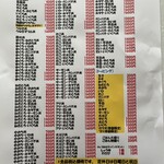 魚敏 - メニュー表