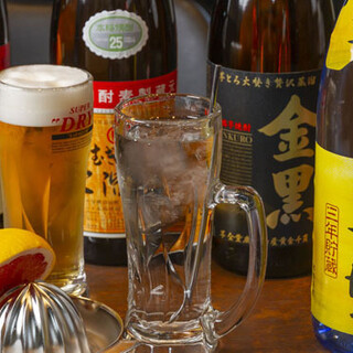 Draft beer mug is 385 yen! A wide selection of drinks with the best value for money◎