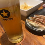 HARENOHI - ビールと餃子。最高の組み合わせ。