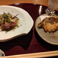 おかもと - お造り＆揚げ物。