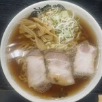 食堂 はせ川 - 醤油ラーメン　大盛　麺340g