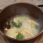 柳家 - 松茸、鮎の雑炊