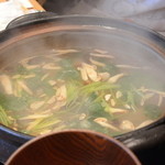 柳家 - 松茸、鮎の雑炊