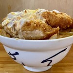 Tonkatsu Enraku - カツ丼1100円大盛無料サービス