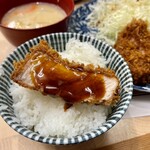 とんかつ檍 - 極上ロースかつ定食(230g) 2500円