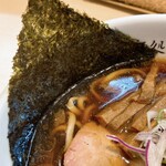 麺処 秋もと - 大きい海苔
