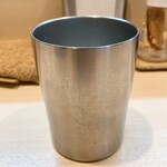 麺処 秋もと - すぎ本と同じお冷コップ