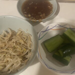 鶴松 2号店 - もやしナムル　きゅうり