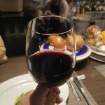 キャトルラパン - 最後は赤ワイン