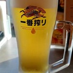Resutoran Keyaki - 生中セットの生ビール