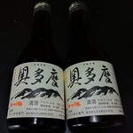 山の店 - ドリンク写真:千代鶴 奥多摩(特別純米)(300ml)(605円)✕2