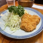 丸一 - 小とんかつ定食1400円