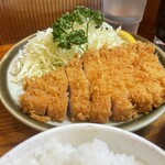 丸一 - とんかつ定食1800円