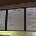 Starbucks Coffee @ Contact Pier  - 壁メニュー