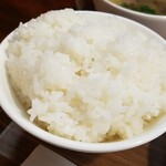 キッチン ブルー グローブ - ご飯大盛りのアップ