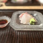 京天神 野口 - ◆造里
      ☆平目（明石）のどぐろ（長崎）