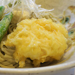 小来川 山帰来 - 大きな湯波の天ぷらと、