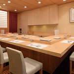 なかや寿司 - カウンター