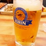 もりもと - 生ビールはキリン