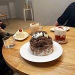 Bonnel Cafe nook - かき氷:濃厚ビターチョコレートケーキ