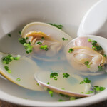 Steamed clam sake