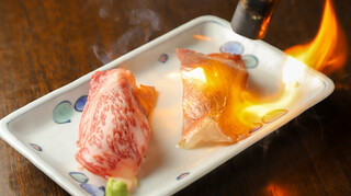 Isoichi - A5ランクサーロイン　和牛寿司