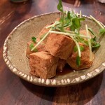 Shimanotabemonoyapaikaji - カラッと揚げた島豆腐のニンニク醤油