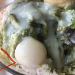 仄々ごはん - 赤線のように水受けを予め作った方が賢明
