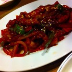 韓国家庭料理・焼肉 おしお - イカ辛炒め