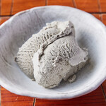 black sesame ice cream