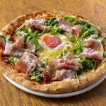 <PIZZA>生ハムと蘭王卵