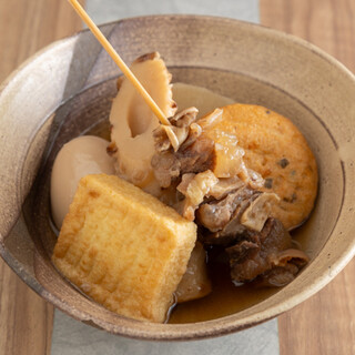 We are also particular about snacks that go well with sake ☆ We also have unusual types of oden ◎