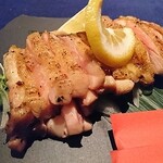 とりひめ - 料理写真:はかた地鶏レア炙り