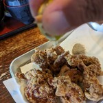 天ぺい - 酢橘をかけて②