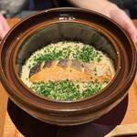 Japanese Restaurant KINZA - 銀鮭といくらの土鍋ご飯