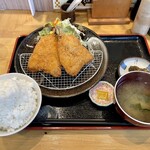 旬 おふくろ亭 - アジフライ定食