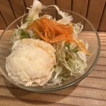 グリル デミ - サラダ　ポテラサ美味しかった！