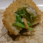 銀座 六覺燈 - 三つ葉とキス