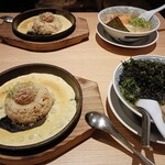 丸源ラーメン 伊勢崎店 - 半チャに玉子かけの実演付き